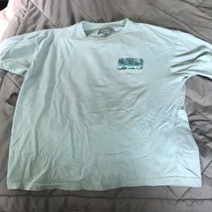 Vintage Light Blue Costal Town Shirt